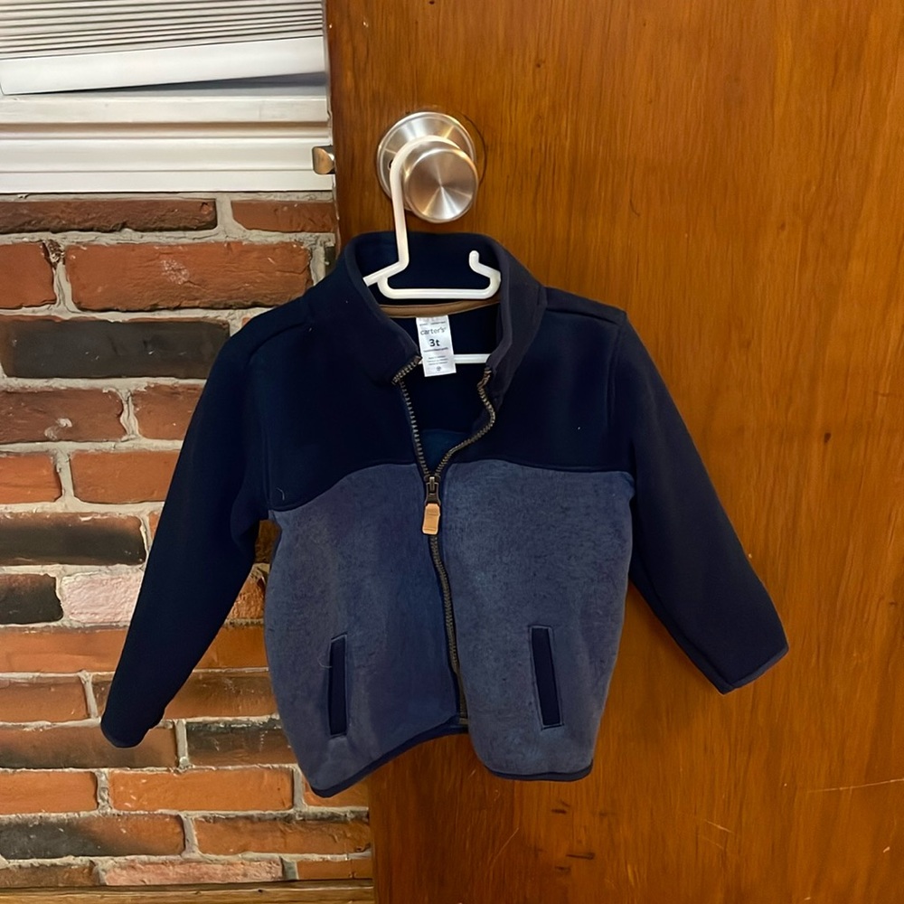 Carters 3t fleece lined jacket/sweater